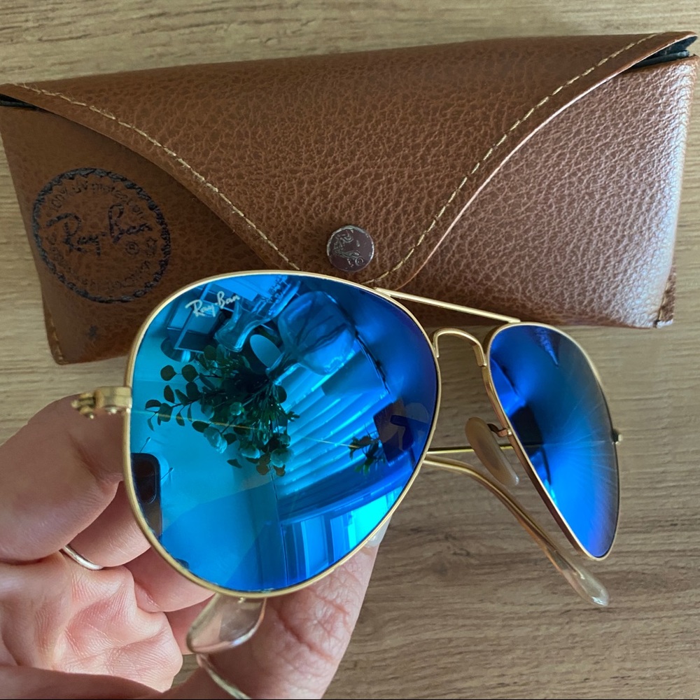 Ray-Ban | AVIATOR FLASH LENSES | Blue Mirror